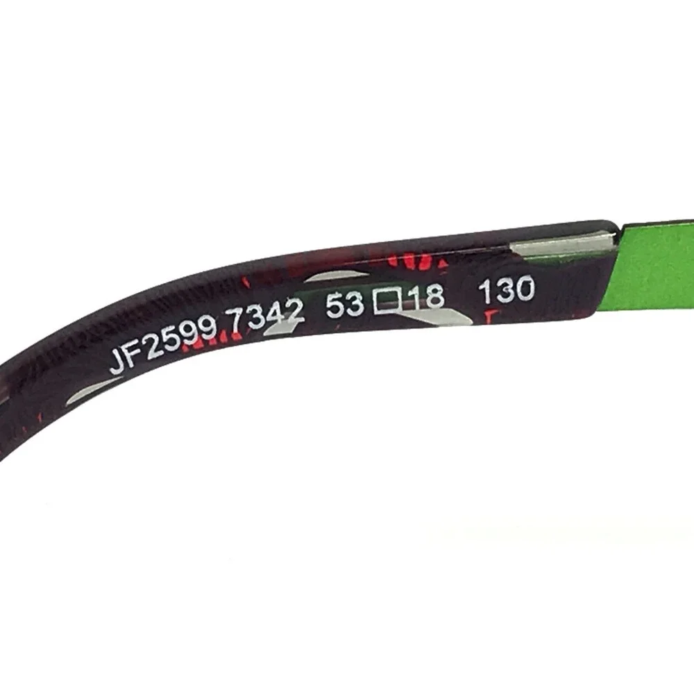 J.F. Rey Eyeglasses Frames JF2599 7342 Purple Green Textured Ribbed 53-18-130